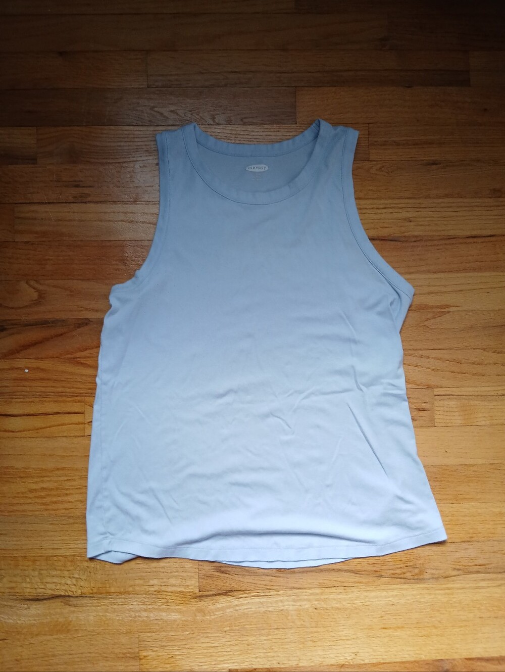 Blue Slim Fit Tank